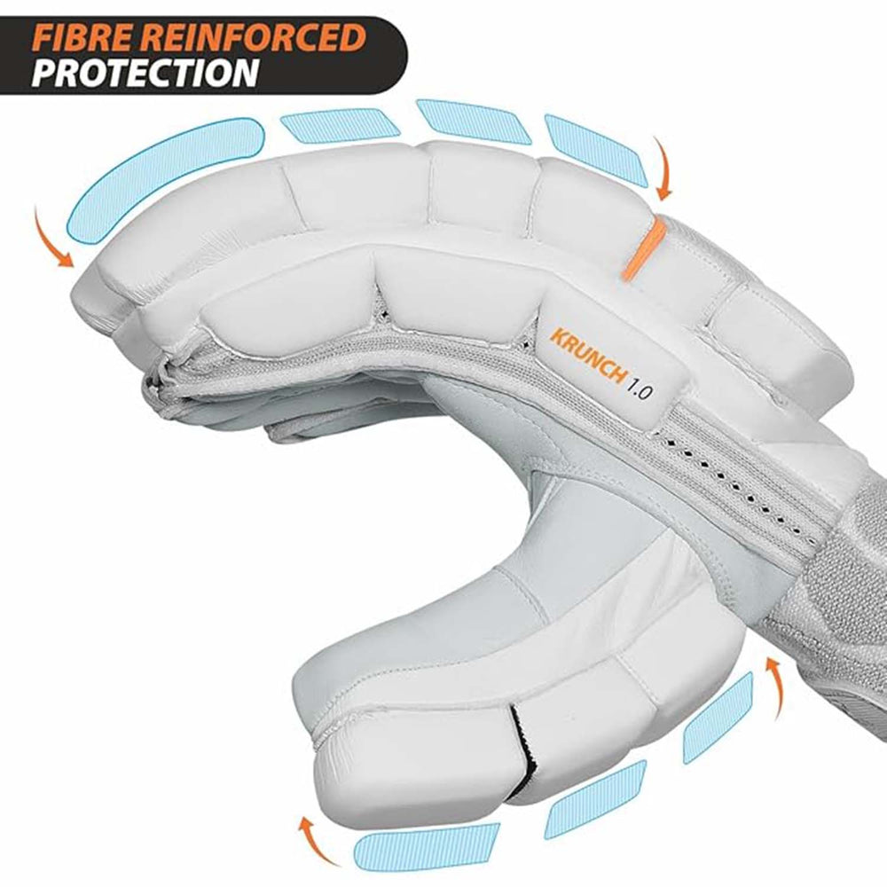 DSC Krunch 1.0 RH Men's Batting Gloves – High Protection, Superior Grip & Breathable Design for Cricketers - Best Price online Prokicksports.com