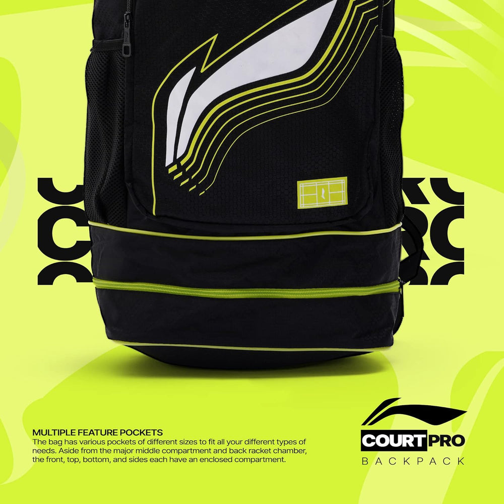 Li-Ning ABSS321 Court Pro Long Badminton Backpack, Red - Best Price online Prokicksports.com