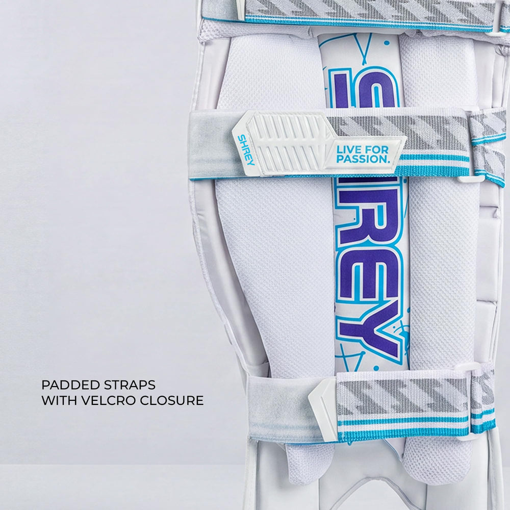 Shrey Chroma Cricket Batting Pads Full Size Leg Guard for Men | Men's, Right