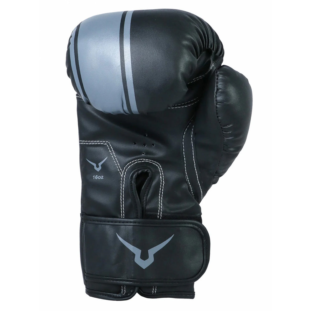 Invincible Junior Leisure Boxing Gloves, Black/Grey - Best Price online Prokicksports.com