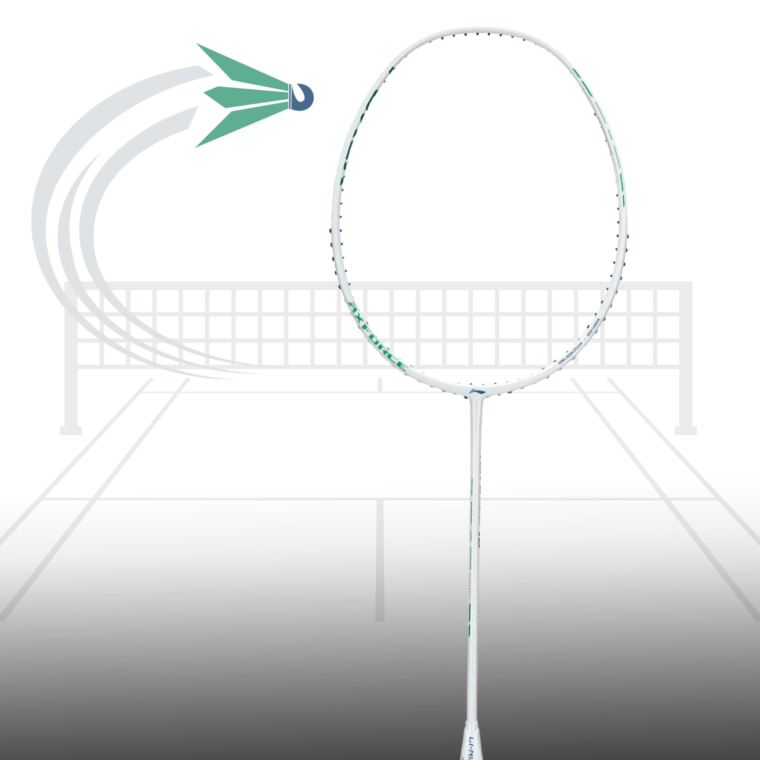 Li-Ning AxForce 10 Unstrung Badminton Racquet - Best Price online Prokicksports.com