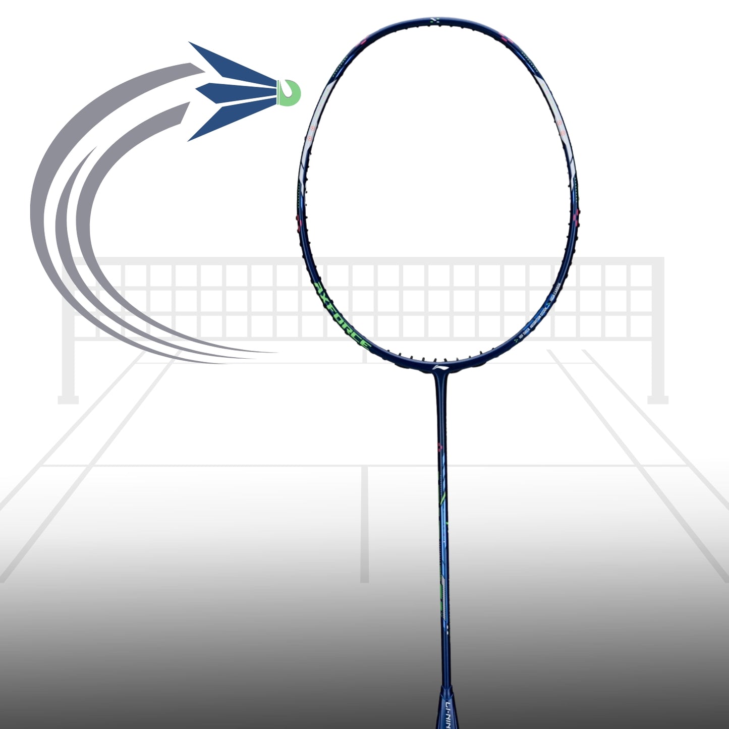 Li-Ning Axforce Cannon Pro Unstrung Badminton Racquet - Best Price online Prokicksports.com