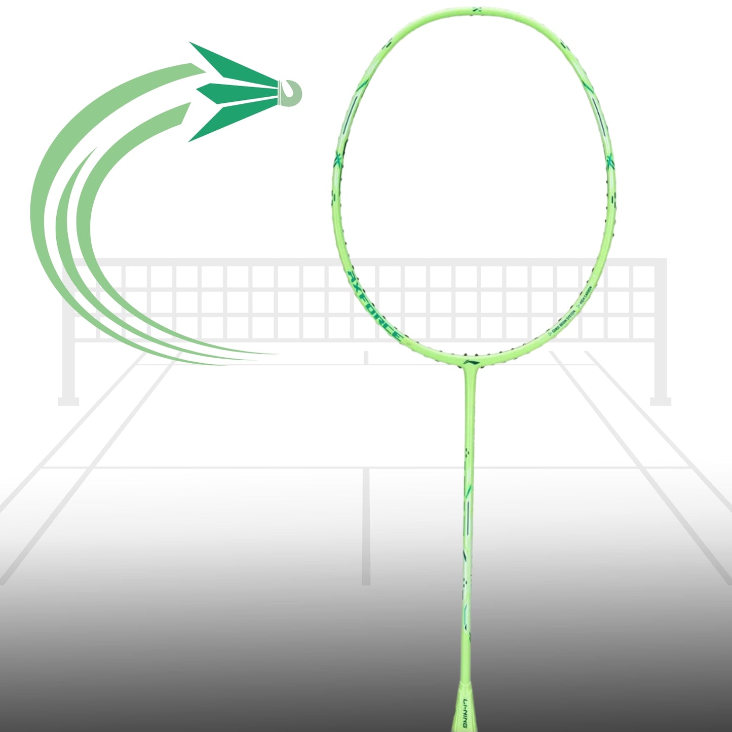 Li-Ning Axforce Cannon Light Unstrung Badminton Racquet, Ambrosia - Best Price online Prokicksports.com