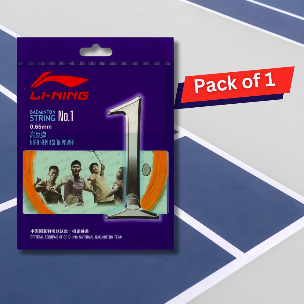 Li-Ning No 1 Badminton String 0.65mm - Best Price online Prokicksports.com