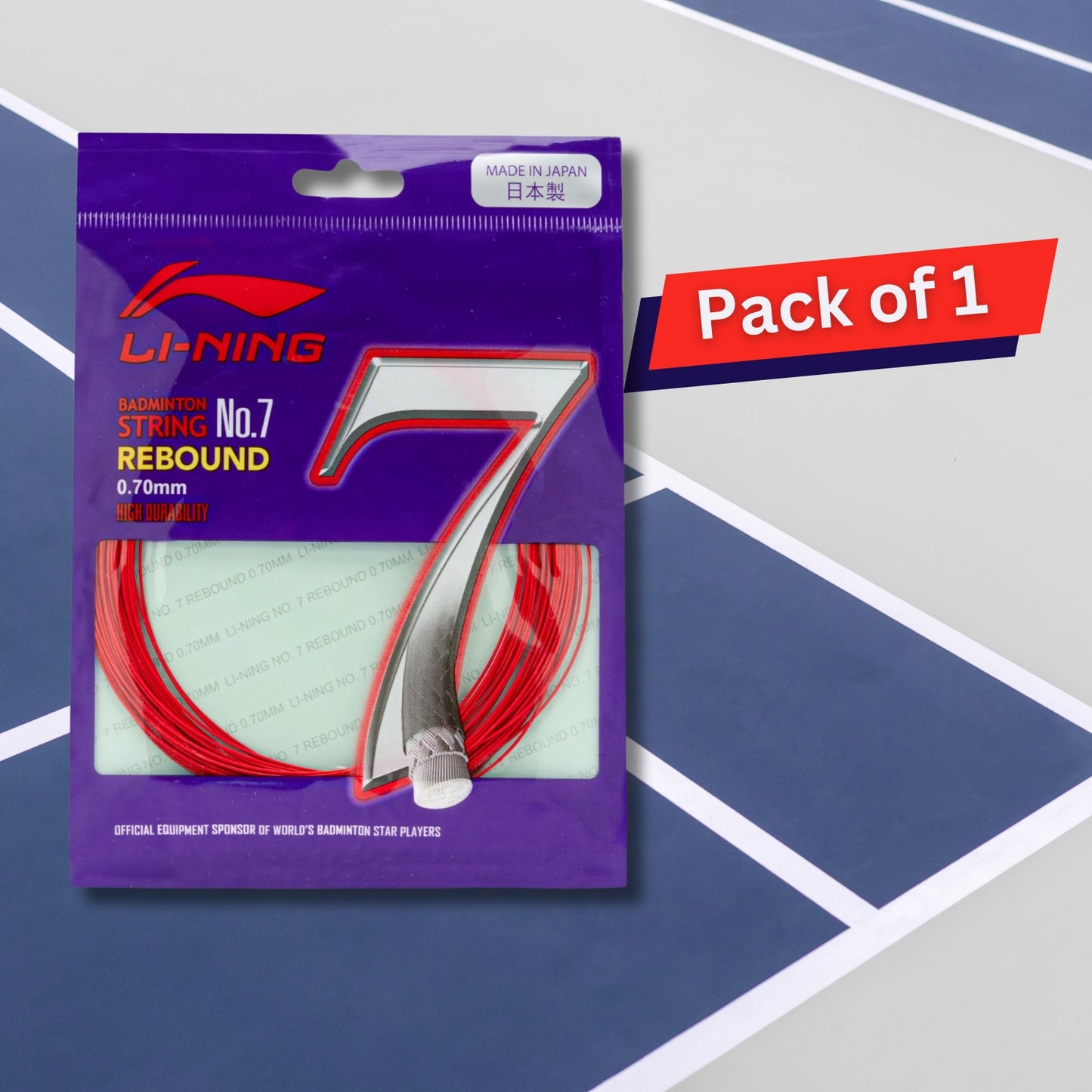 Li-Ning No. 7 Rebound Badminton String - Best Price online Prokicksports.com