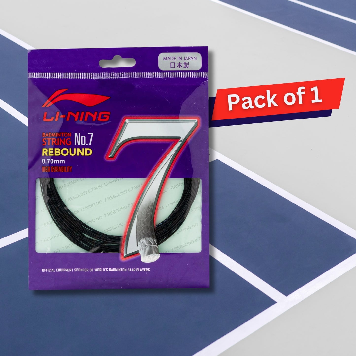 Li-Ning No. 7 Rebound Badminton String - Best Price online Prokicksports.com