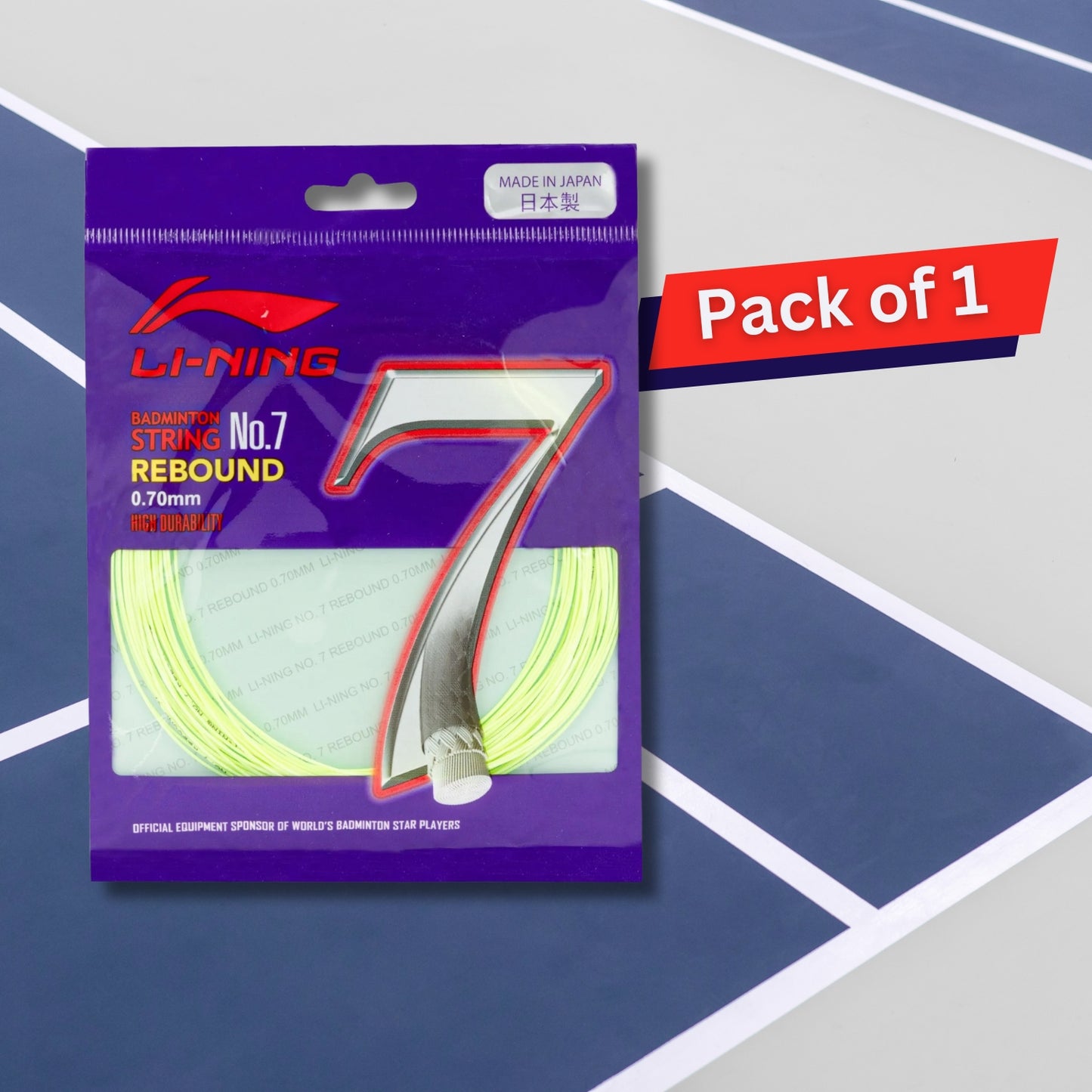 Li-Ning No. 7 Rebound Badminton String - Best Price online Prokicksports.com