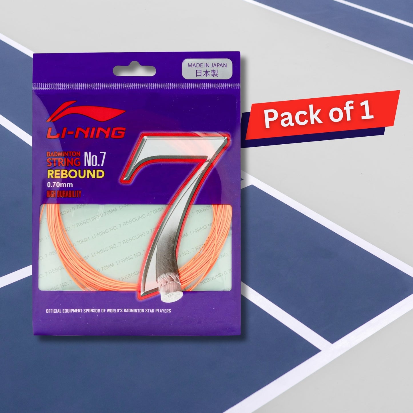Li-Ning No. 7 Rebound Badminton String - Best Price online Prokicksports.com