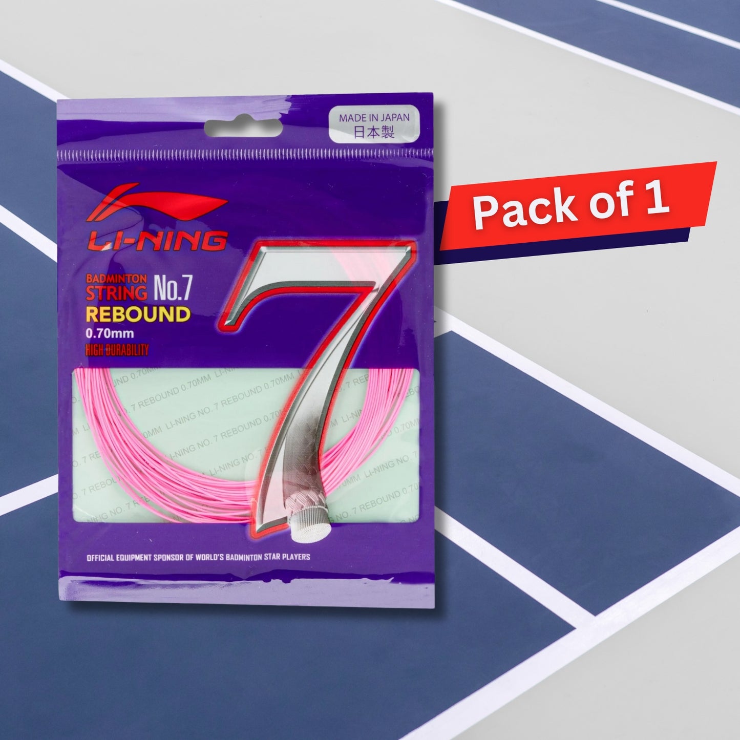 Li-Ning No. 7 Rebound Badminton String - Best Price online Prokicksports.com