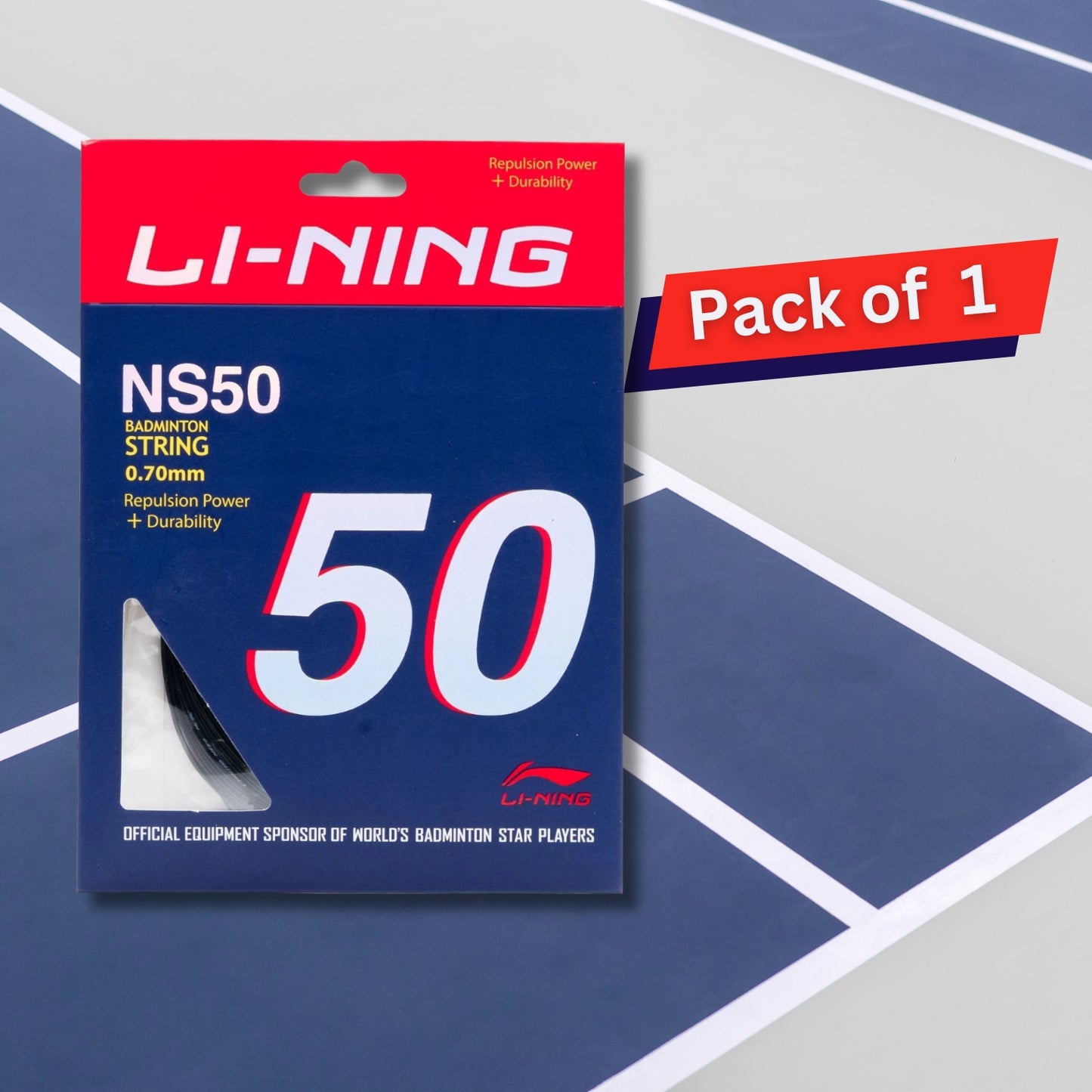 Li-Ning NS50 Badminton String (0.70mm) - Best Price online Prokicksports.com
