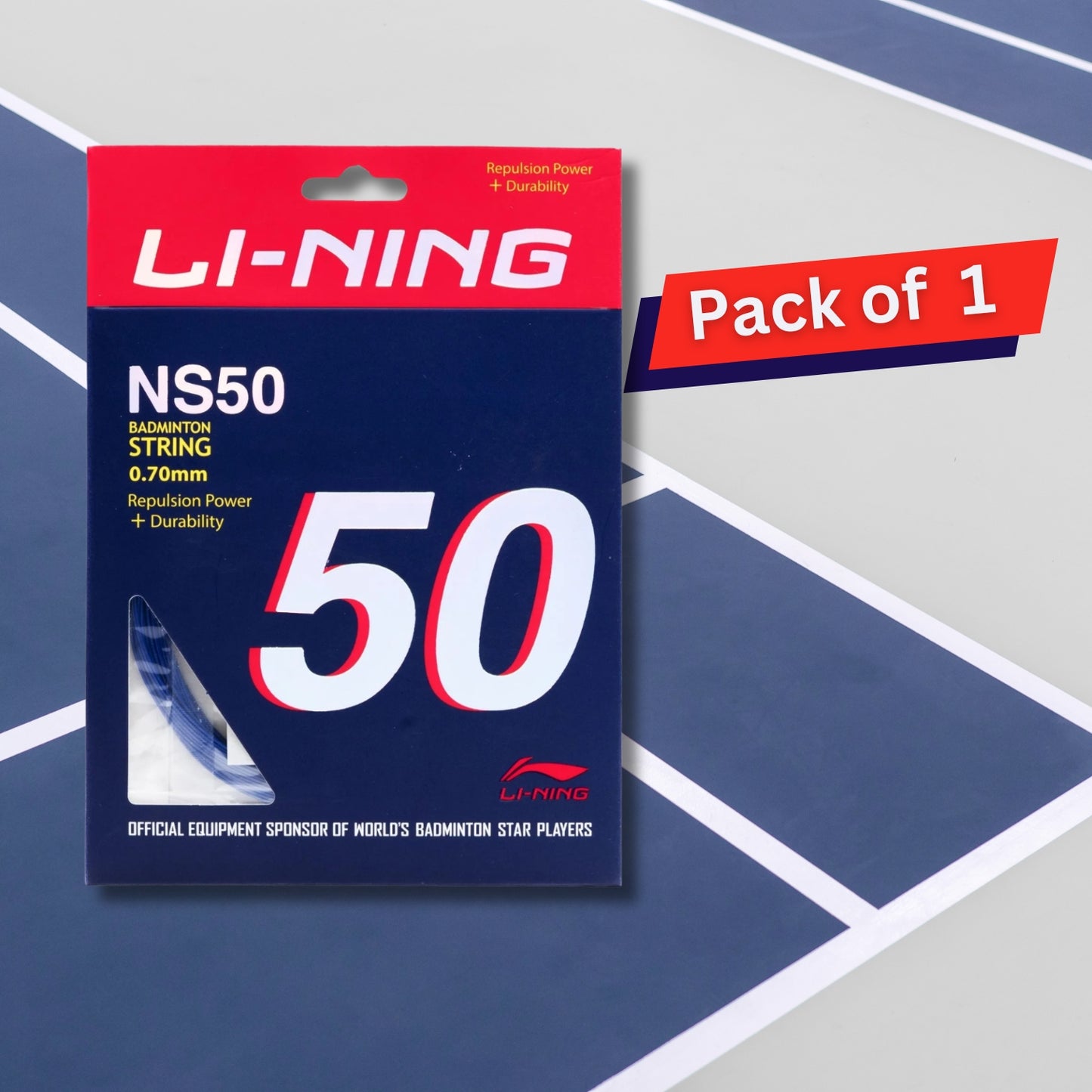Li-Ning NS50 Badminton String (0.70mm) - Best Price online Prokicksports.com