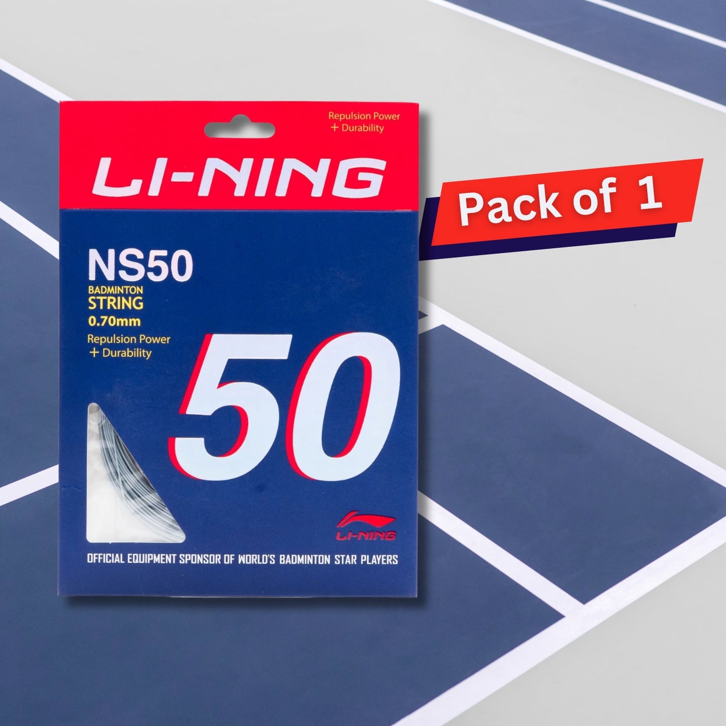 Li-Ning NS50 Badminton String (0.70mm) - Best Price online Prokicksports.com
