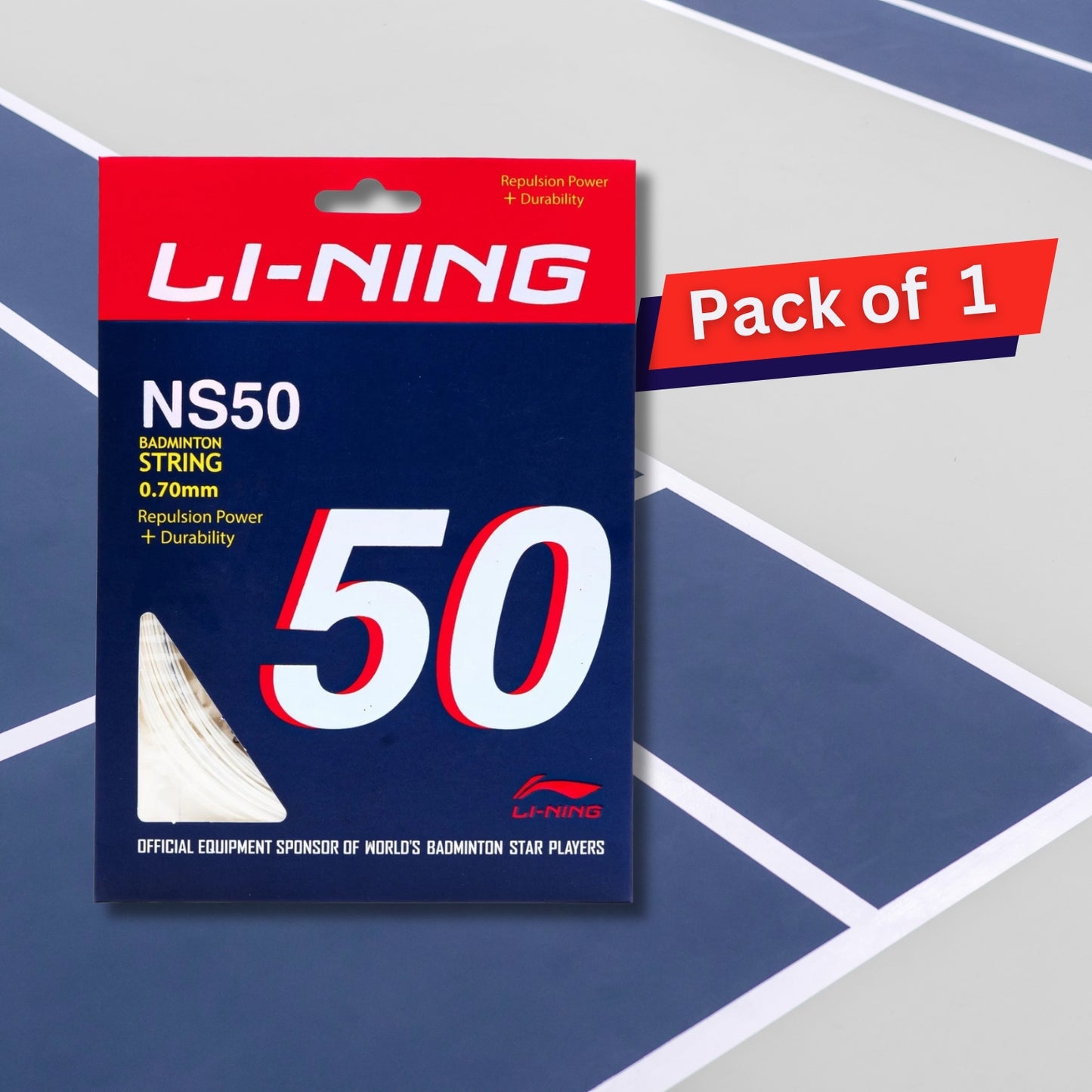 Li-Ning NS50 Badminton String (0.70mm) - Best Price online Prokicksports.com