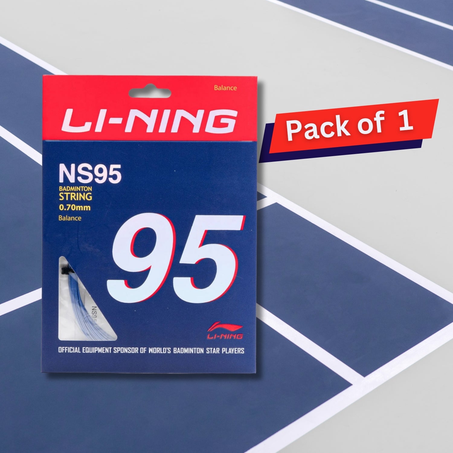Li-Ning NS95 Badminton String (0.70mm) - Best Price online Prokicksports.com