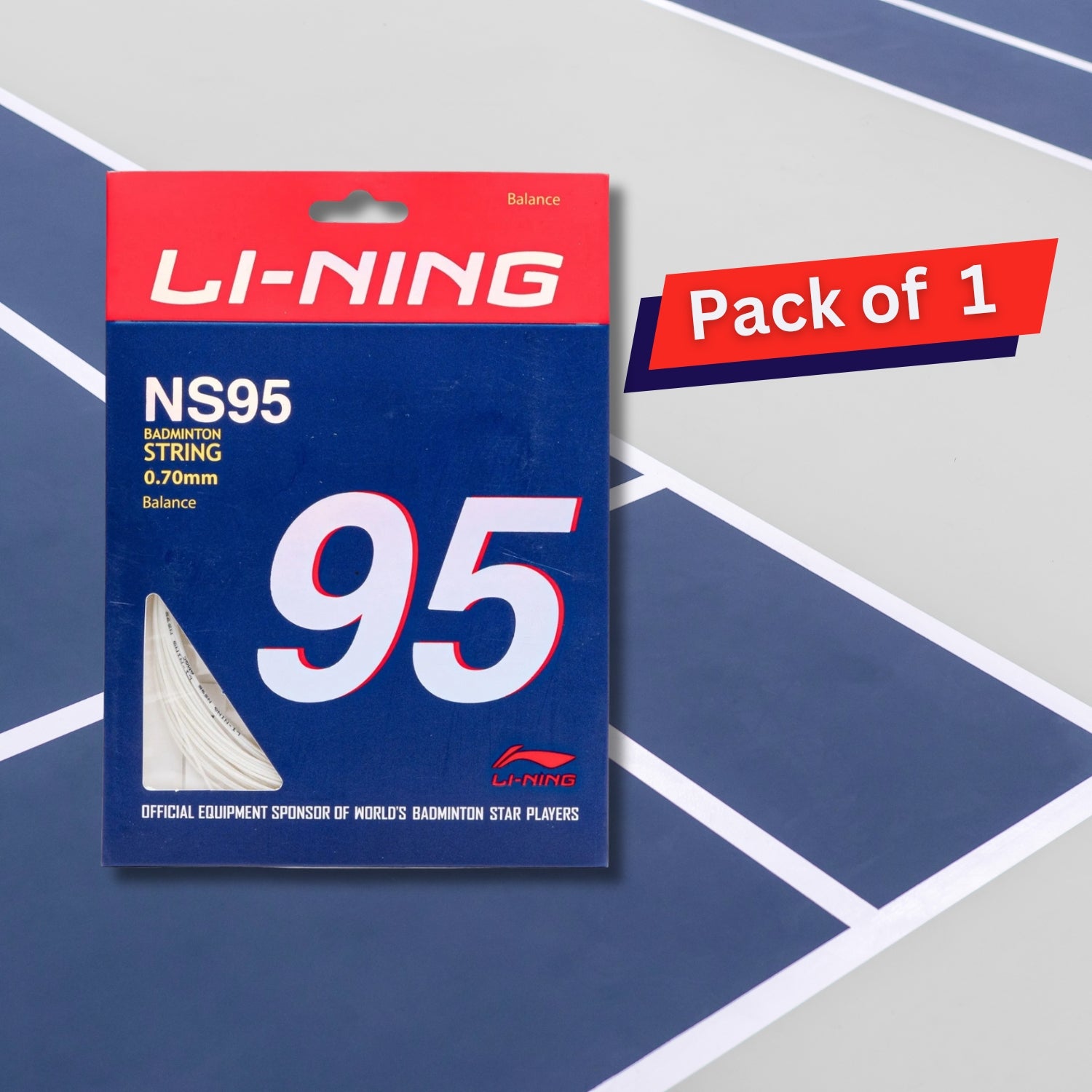Li-Ning NS95 Badminton String (0.70mm) - Best Price online Prokicksports.com