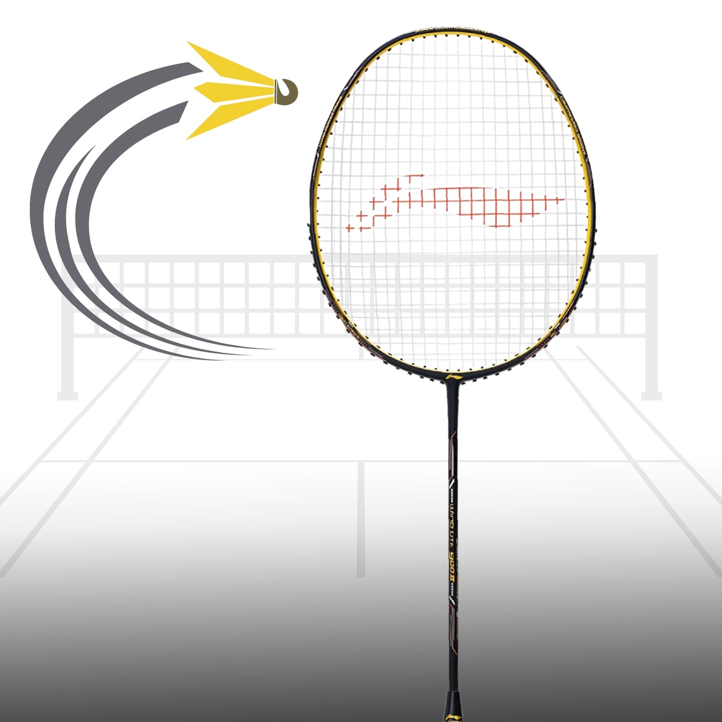 Li-Ning Wind Lite 900 II Badminton Racket - Best Price online Prokicksports.com