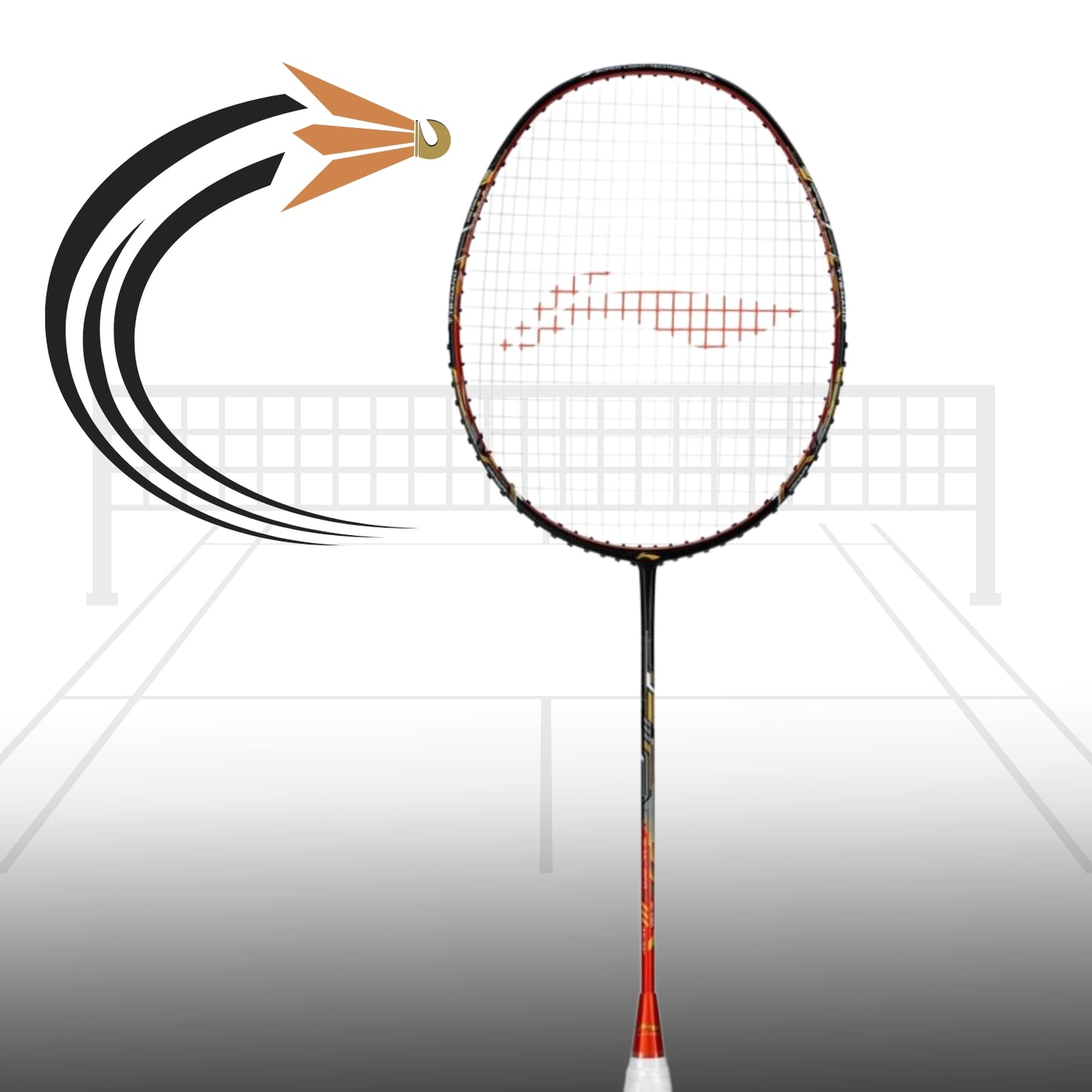 Li-Ning Air-Force 78 G3 Carbon Fibre Strung Badminton Racquet - Best Price online Prokicksports.com