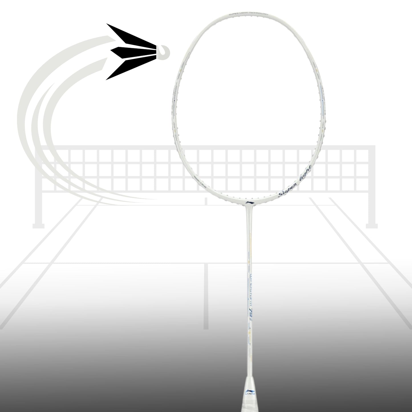 Li-Ning Windstorm 79-S Unstrung Badminton Racquet - Best Price online Prokicksports.com