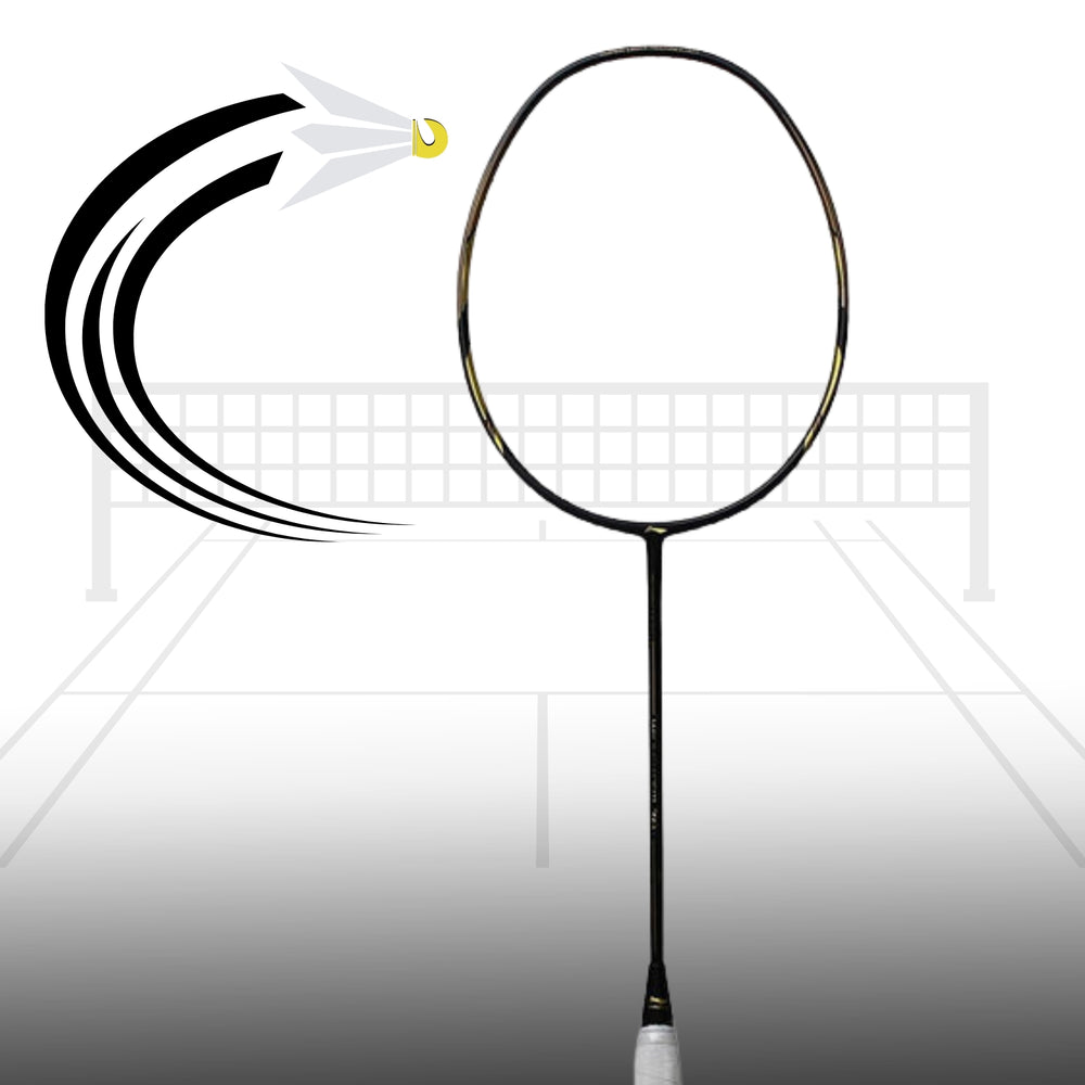 Li-Ning Windstorm 78 Plus Unstrung Badminton Racquet | Superlight 78g Frame | Aerotec Beam System | Dynamic Optimum Frame | High Tension Speed Racquet - Best Price online Prokicksports.com