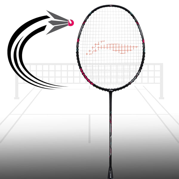 Li-Ning AXForce Cannon Unstrung Badminton Racquet, Black