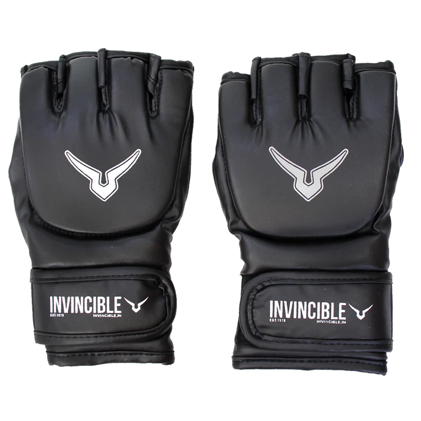 Invincible Beginner's MMA Combat Gloves, Black - Best Price online Prokicksports.com