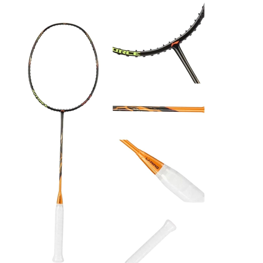 Li-Ning Axforce Warrior Badminton Racquet Unstrung& – Lightweight Carbon Fibre Attacking Racquet with Head-Heavy Balance