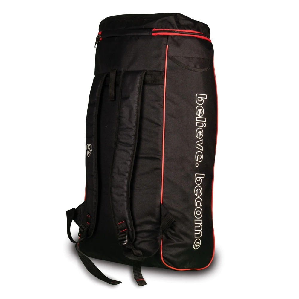 SG Dragon Optipak Duffle 1.0 Cricket Kit Bag (Black/Red, 35L) | Compact & Durable Duffle Cricket Bag - Best Price online Prokicksports.com