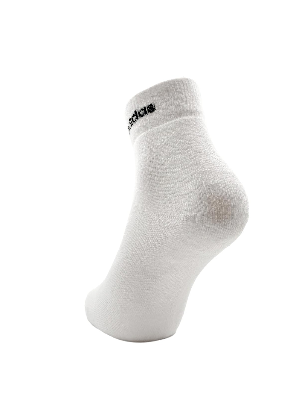 Adidas Cushioned Sportswear Ankle Length Socks - 3 Pairs (Ad-7093, White) | Premium Breathable Cotton Athletic Socks | M | (Classic White) - Best Price online Prokicksports.com