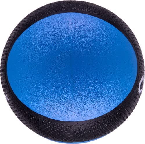 Cosco Synergy Rubber Medicine Hand Ball (3 Kg, Multicolour) – Heavy-Duty Textured Bouncing Rubber Weighted Training Ball