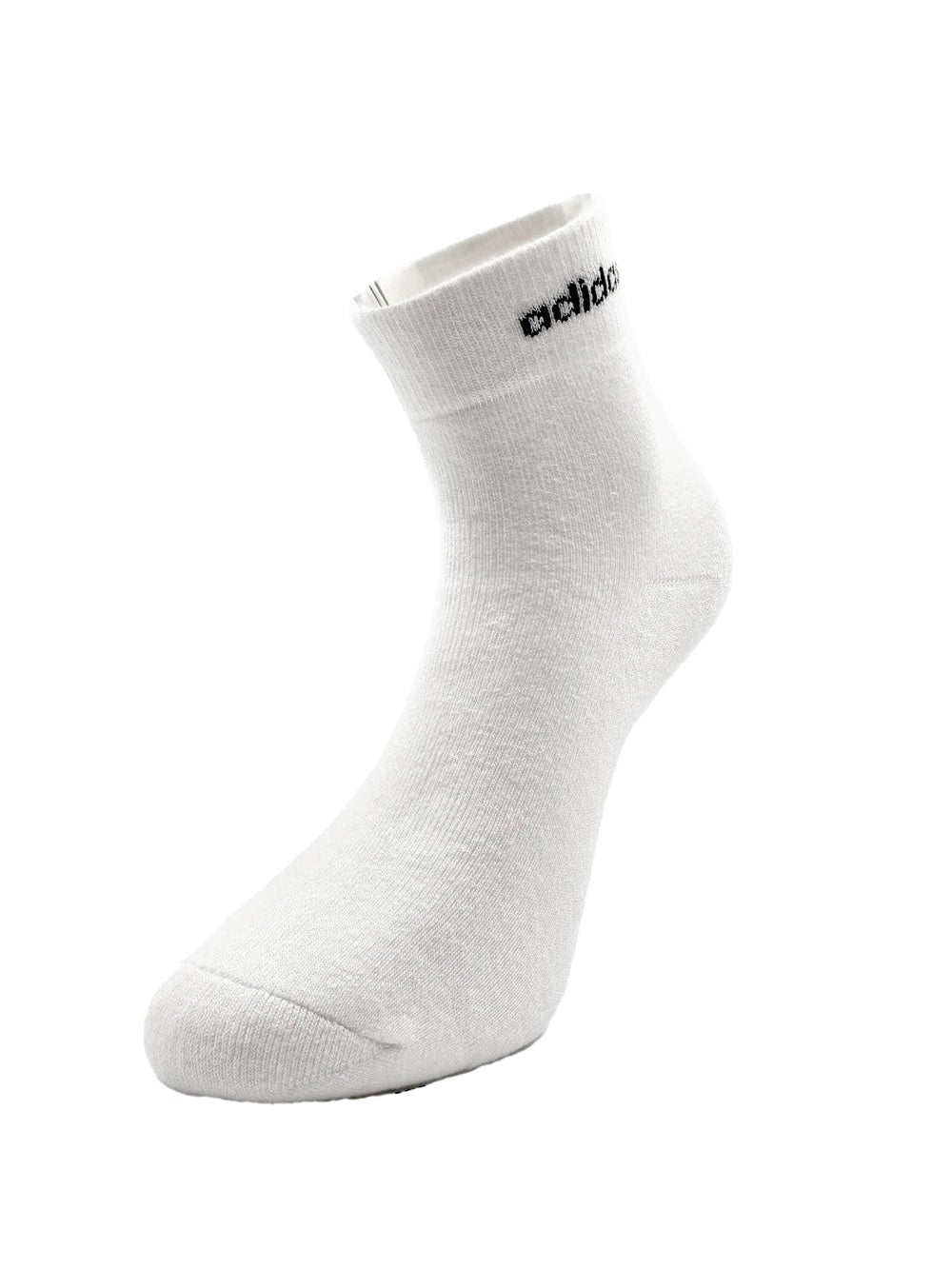 Adidas Cushioned Sportswear Ankle Length Socks - 3 Pairs (Ad-7093, White) | Premium Breathable Cotton Athletic Socks | M | (Classic White) - Best Price online Prokicksports.com
