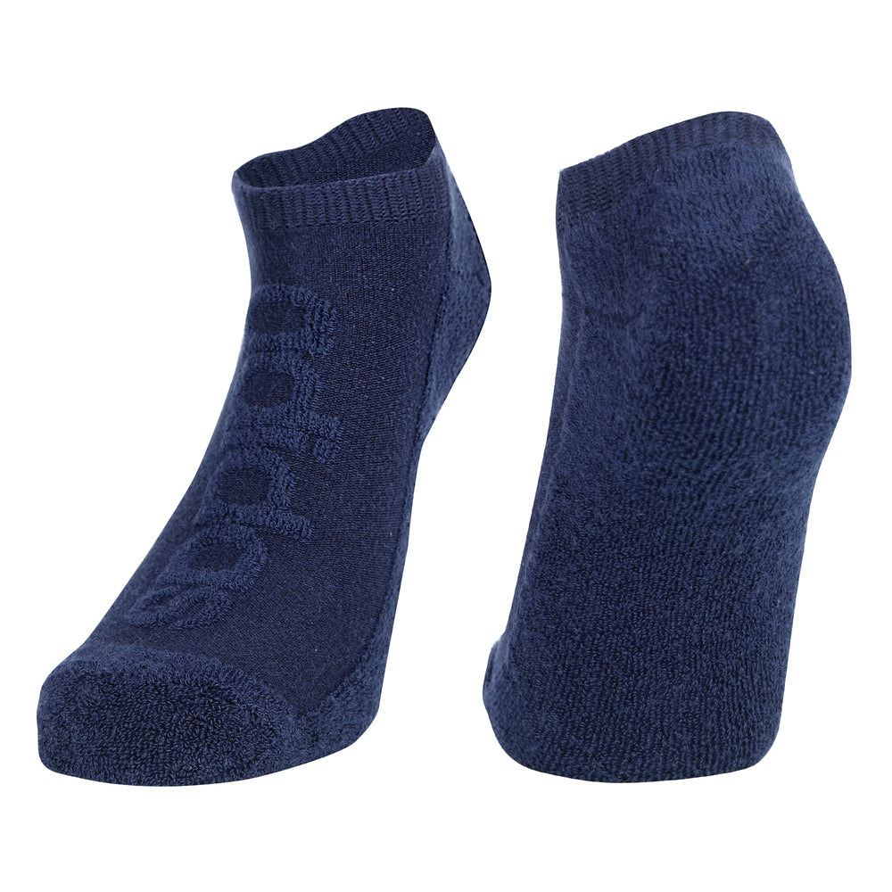Adidas Unisex Originals Select Terry Low Cut Cotton Socks (Pack of 2 Pairs / 4N, Ad-0841) – Dark Blue / Anthracite Melange