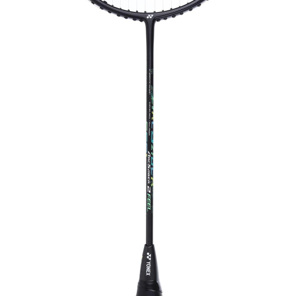 Yonex Arcsaber 2 Feel Pre-Strung Badminton Racquet | 4U (80-84g) G5 | All-Round Playability (Black/Green) - Best Price online Prokicksports.com