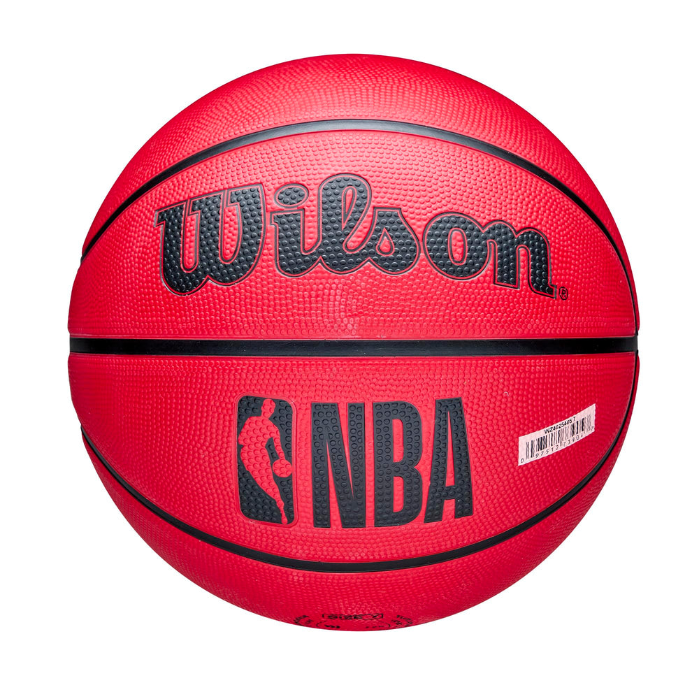 Wilson NBA Team Tribute Solid Chicago Bulls Basketball | Size 7 | Red