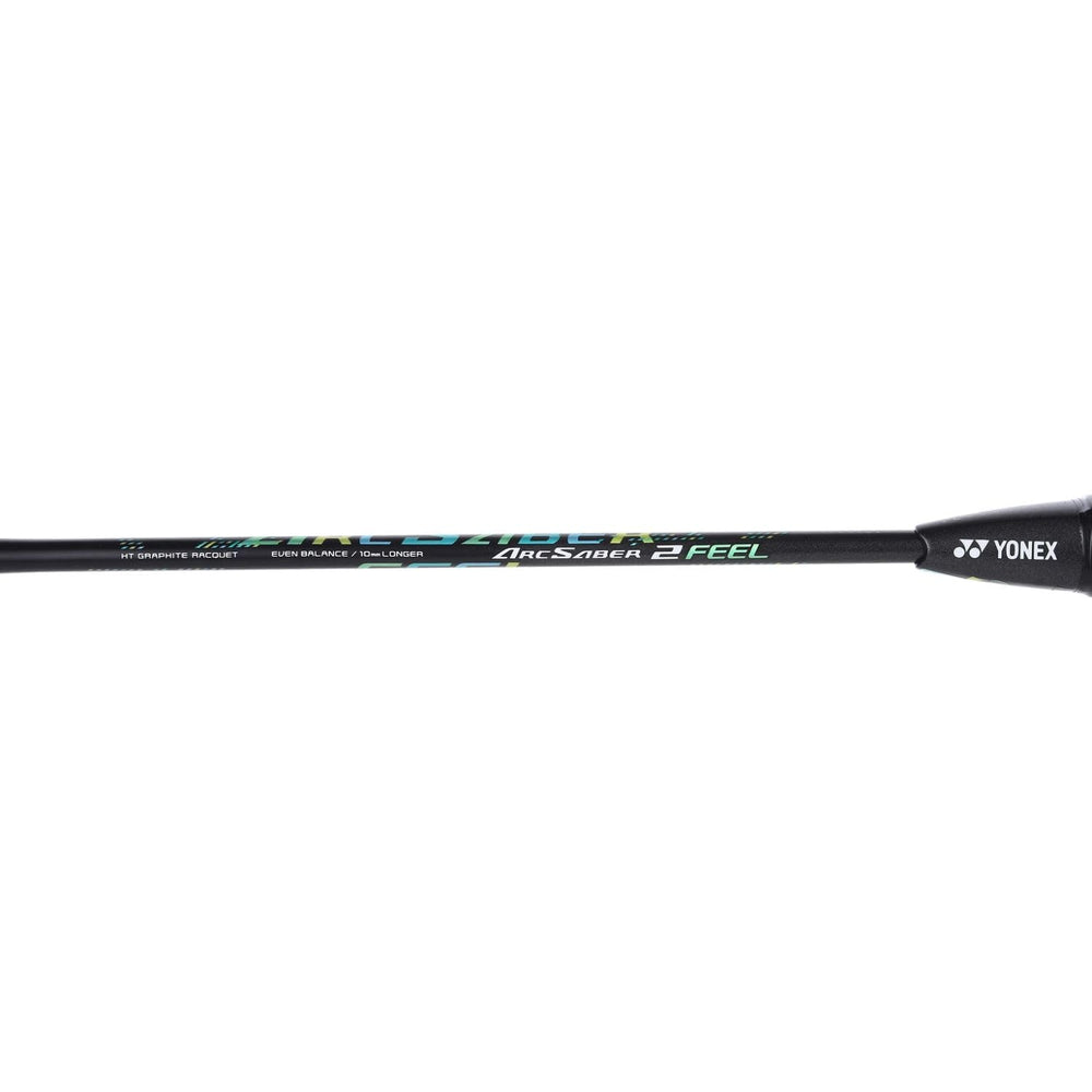 Yonex Arcsaber 2 Feel Pre-Strung Badminton Racquet | 4U (80-84g) G5 | All-Round Playability (Black/Green) - Best Price online Prokicksports.com