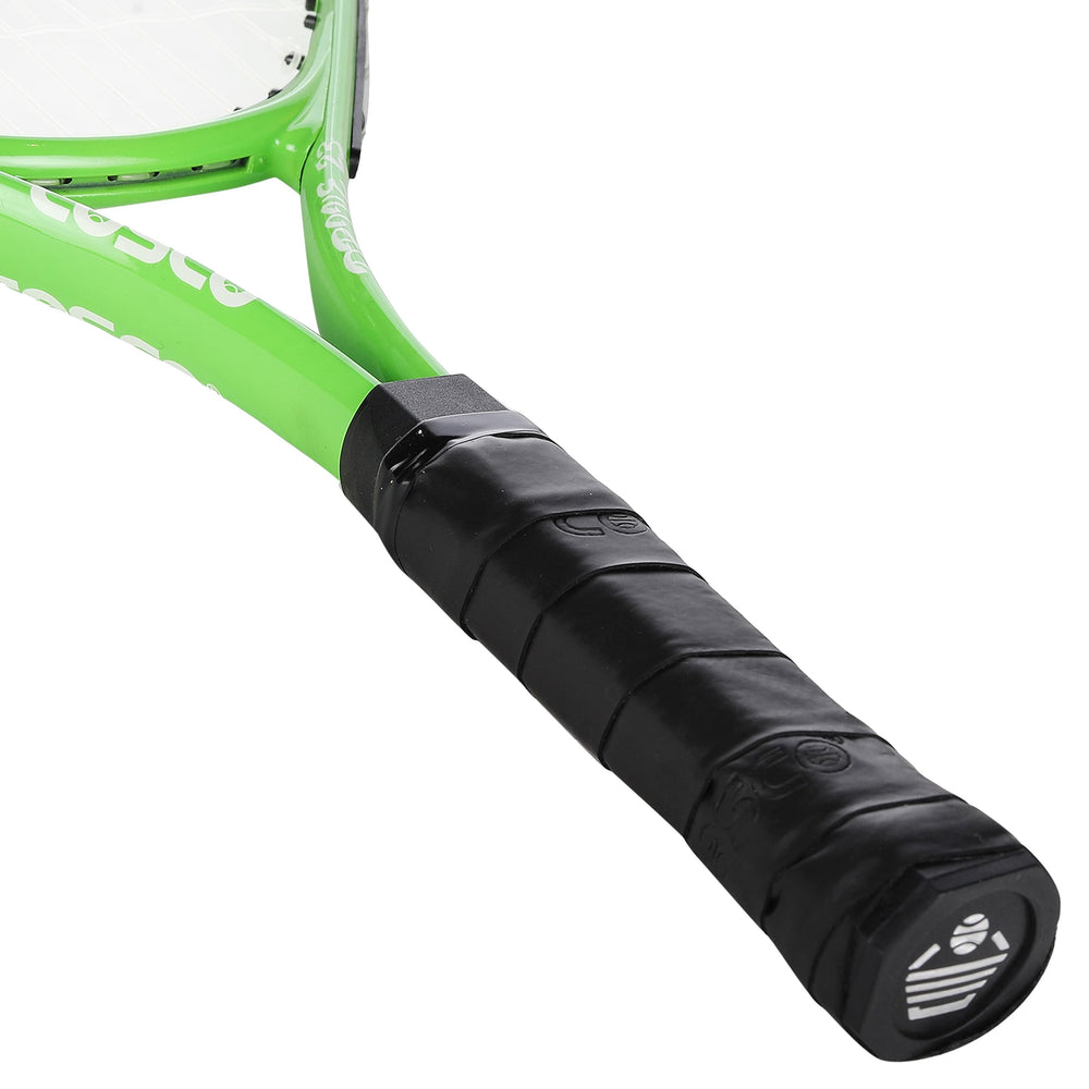 Cosco Drive-23 Aluminium Junior Tennis Racquet (Green) – Lightweight 23-Inch Starter Racquet with Protective Cover