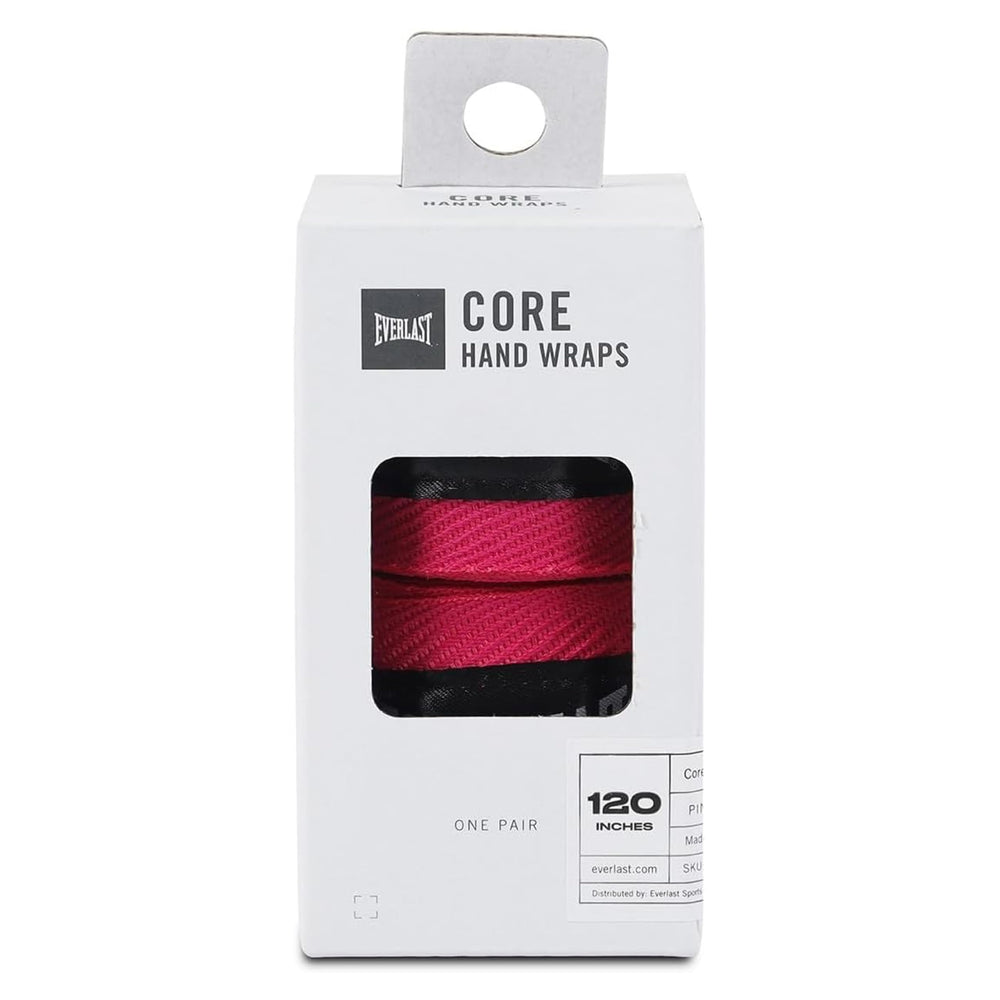 Everlast Core 120 In Handwraps | Breathable Poly-Cotton Boxing Wraps with Thumb Strap | White - Best Price online Prokicksports.com