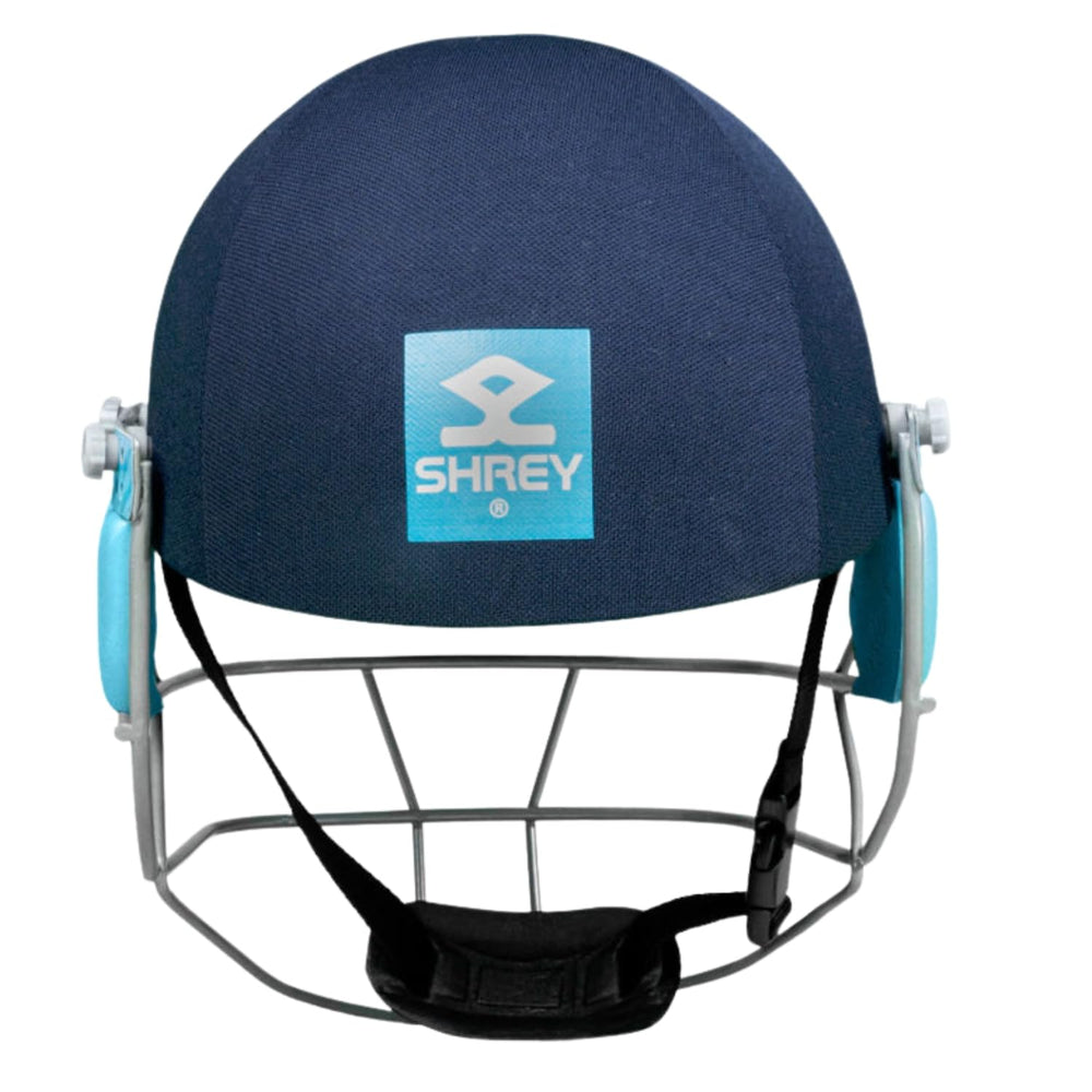 Shrey Match 3.0 Mild Steel Visor Cricket Helmet, Men's (Navy Blue) - Best Price online Prokicksports.com