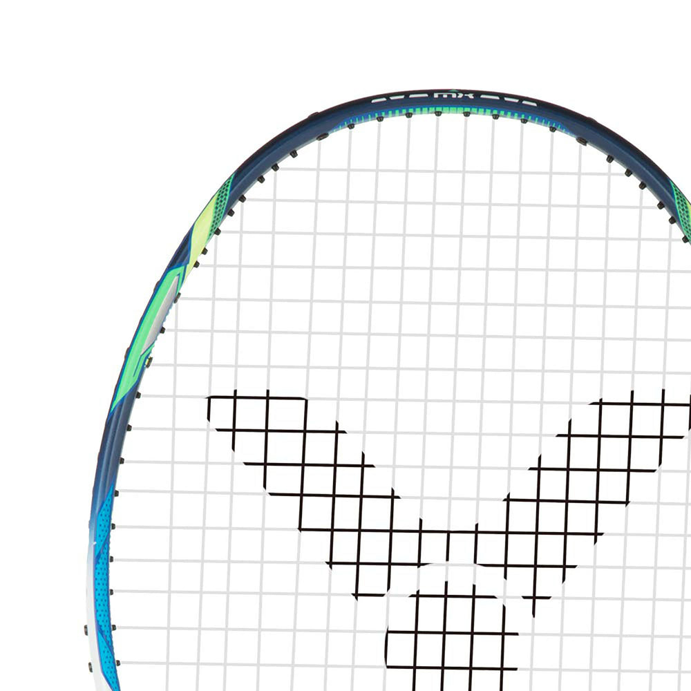 Victor Meteor X 80 Unstrung Badminton Racquet – 4U5 Unstrung Racket in Poseidon Blue for Explosive Power, Precision & Control in Competitive and Tournament Play - Best Price online Prokicksports.com