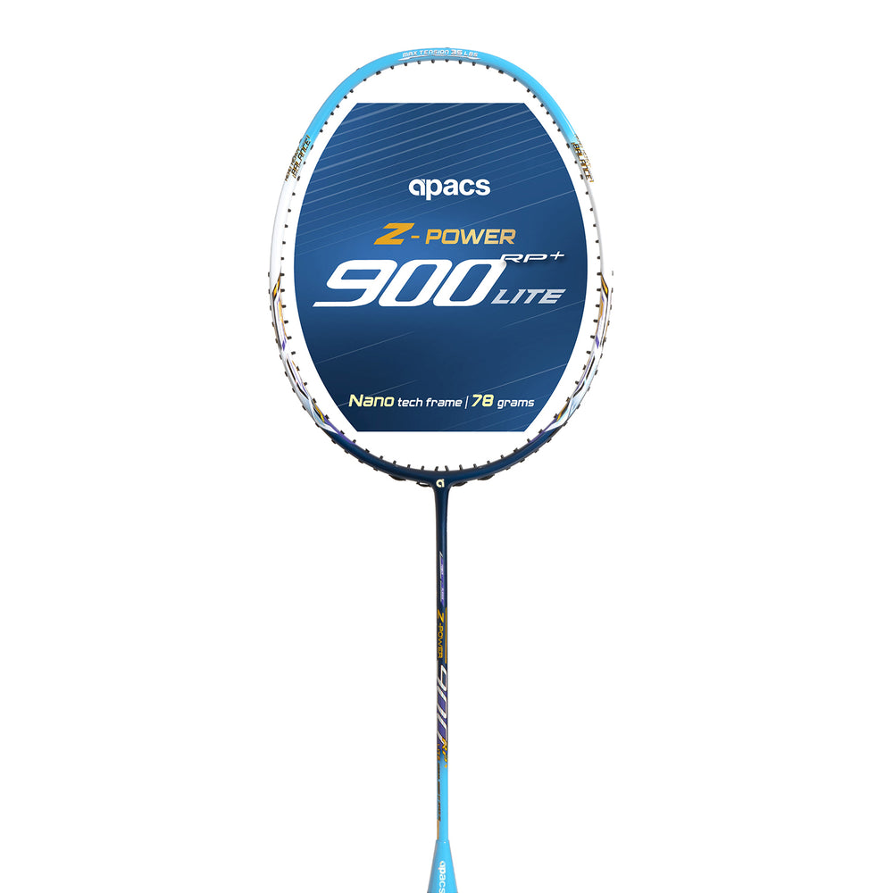 Apacs Z Power 900 RP Plus Lite Badminton Racquet 6U – Lightweight Strung Racquet for Speed, Control & Precision With Cover - Best Price online Prokicksports.com