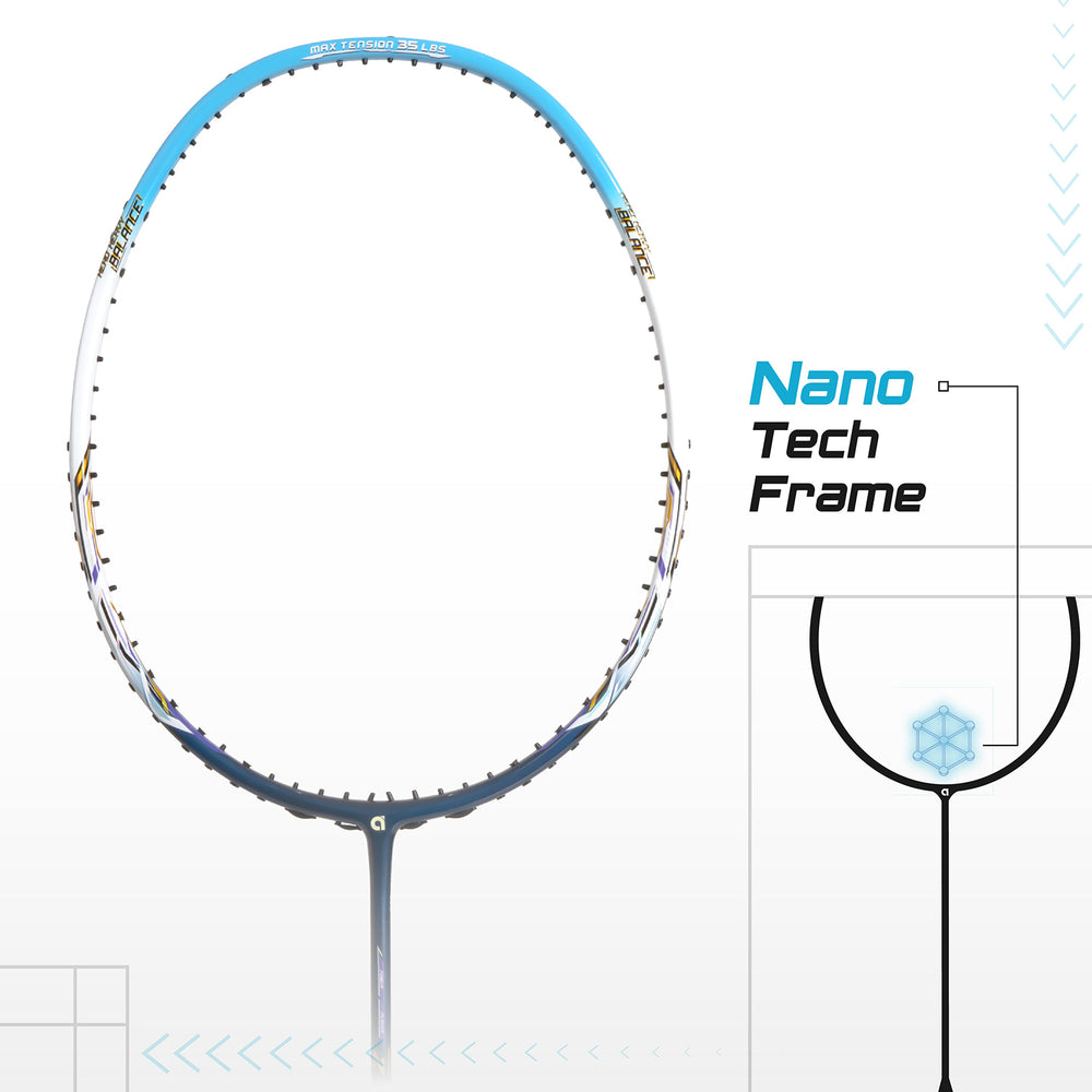 Apacs Z Power 900 RP Plus Lite Badminton Racquet 6U – Lightweight Strung Racquet for Speed, Control & Precision With Cover - Best Price online Prokicksports.com