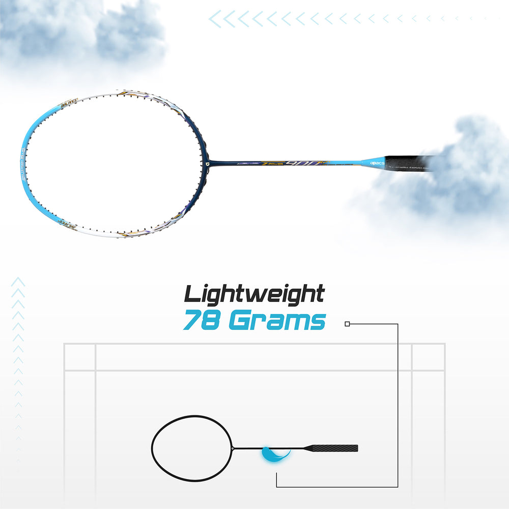 Apacs Z Power 900 RP Plus Lite Badminton Racquet 6U – Lightweight Strung Racquet for Speed, Control & Precision With Cover - Best Price online Prokicksports.com