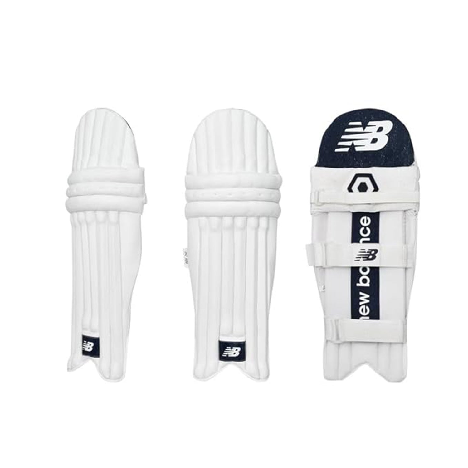New Balance DC 5i Batting Leg Guard – Men’s (White) Lightweight Durable Cricket Pads for Maximum Protection