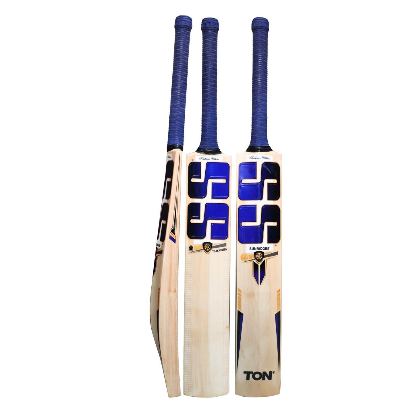 SS Tilak Verma Kashmir Willow Cricket Bat – Grade 1, Full Profile, Thick Edges, Mid-Low Sweet Spot, Short Handle - Best Price online Prokicksports.com