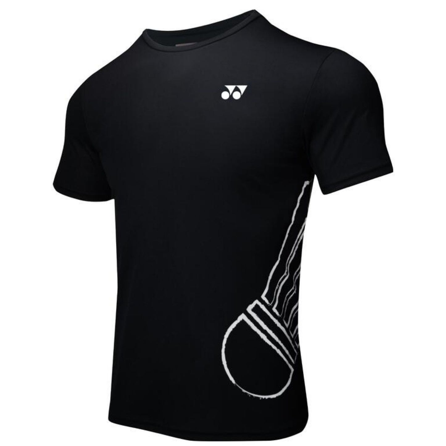 YONEX RM H036-2880-Easy4 Men’s Round Neck T-Shirt Black | TruDry Moisture Wicking Lightweight Polyester Performance Sportswear for Badminton, Tennis, Gym & Running - Best Price online Prokicksports.com