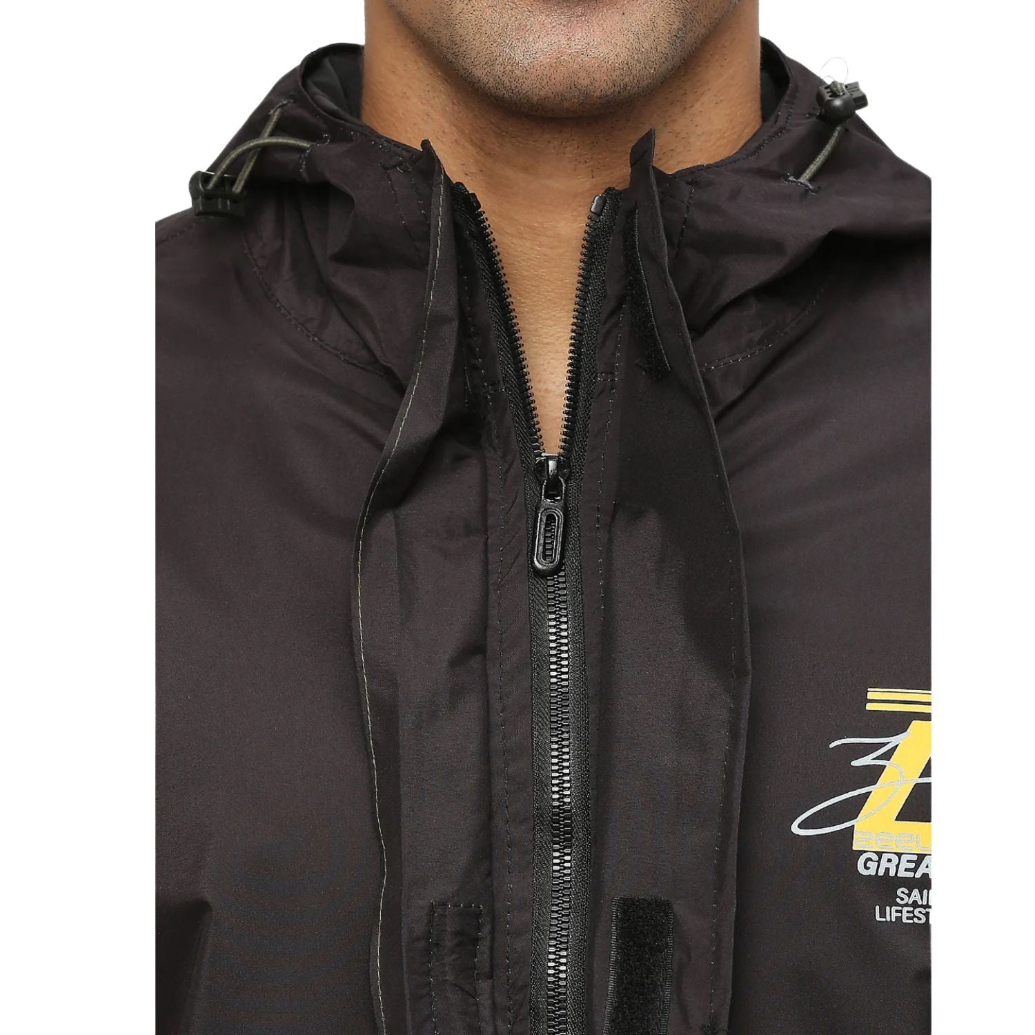 Zeel Outdoor Essential Waterproof Rain Jacket MJ107 for Men & Boys – Lightweight Hooded Raincoat for Monsoon, Travel, Hiking & Daily Use - Best Price online Prokicksports.com