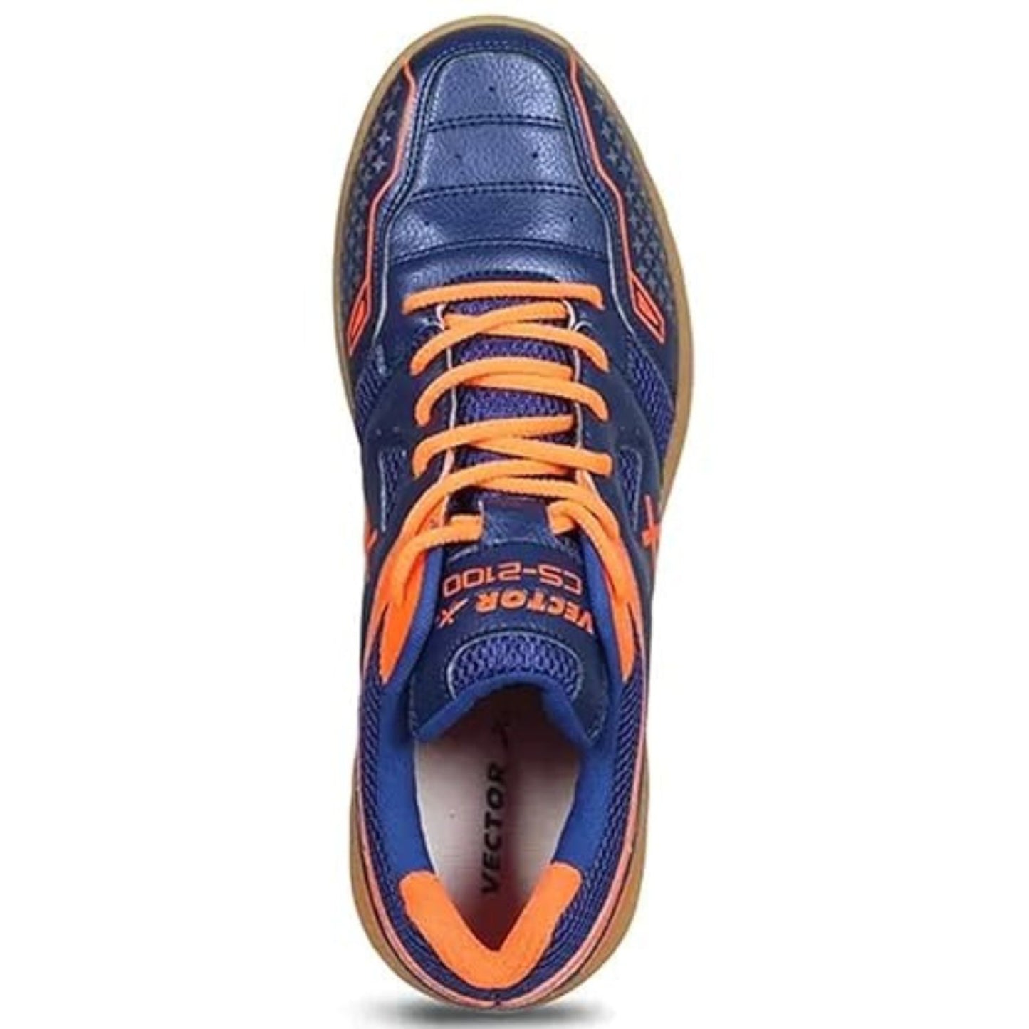 Vector X CS 2100 Kids/Entry-Level Badminton Shoe – Lightweight Synthetic Mesh Sneaker with EVA‑Phylon Midsole & Non‑Marking Rubber Outsole - Best Price online Prokicksports.com