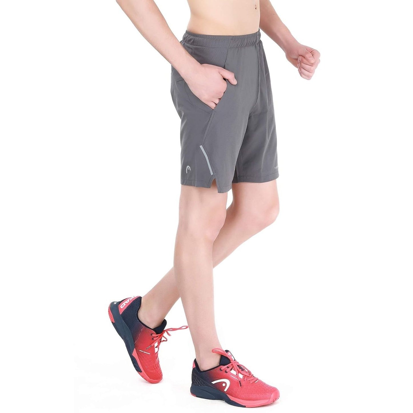 HEAD HPS Model Men’s Tennis Shorts – 100% Polyester, White | Breathable Quick-Dry Athletic Fit | Lightweight Comfort for Tennis & Sports | Buy HEAD HPS 1085 Shorts India Online - Best Price online Prokicksports.com