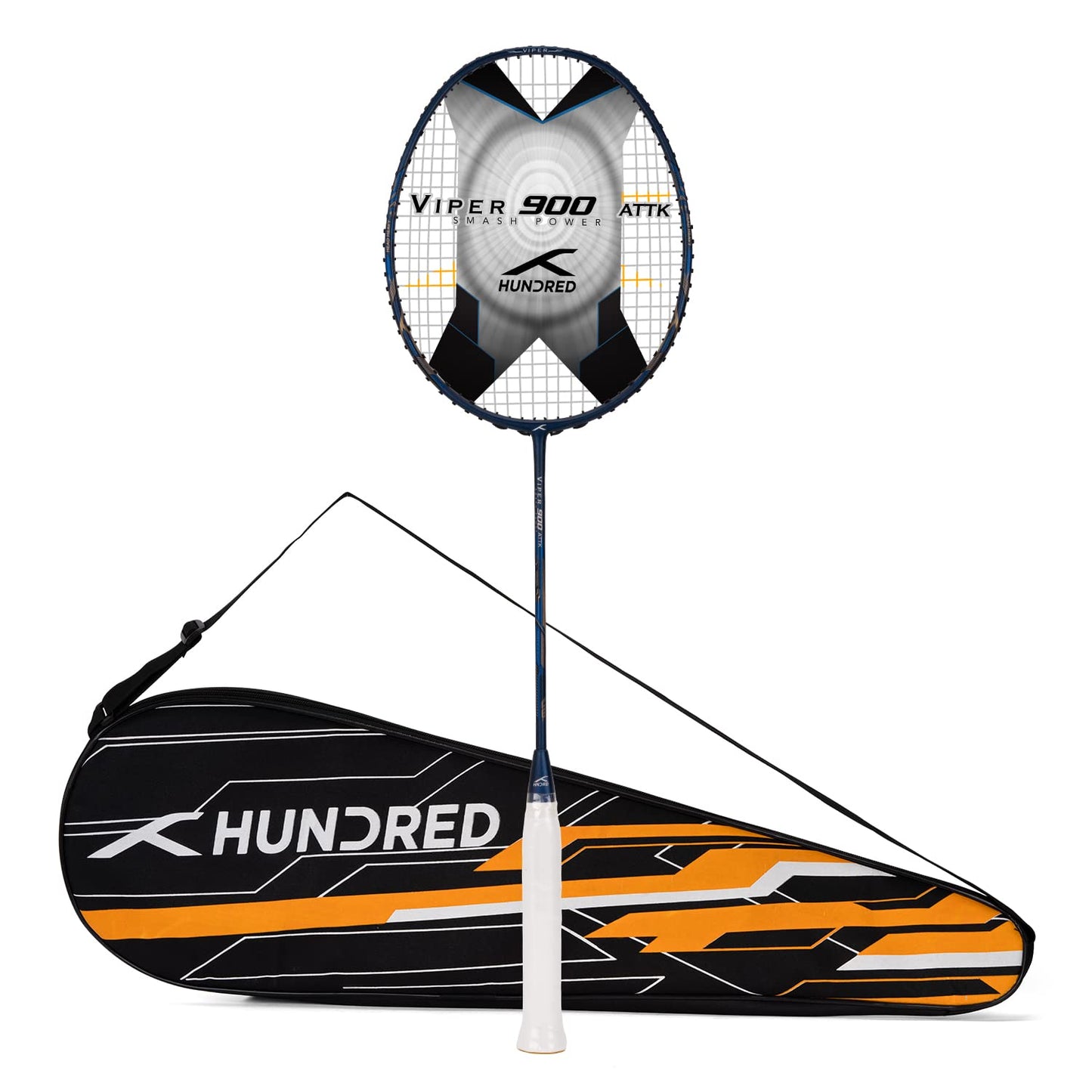 Hundred Viper 900 Carbon Fibre Strung Badminton Racquet - Best Price online Prokicksports.com