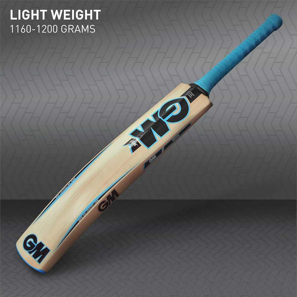 GM Neon Striker Kashmir Willow Cricket Bat – Durable Lightweight Bat for Beginners & Casual Cricketers with Traditional Shape and Powerful Stroke Play - Best Price online Prokicksports.com