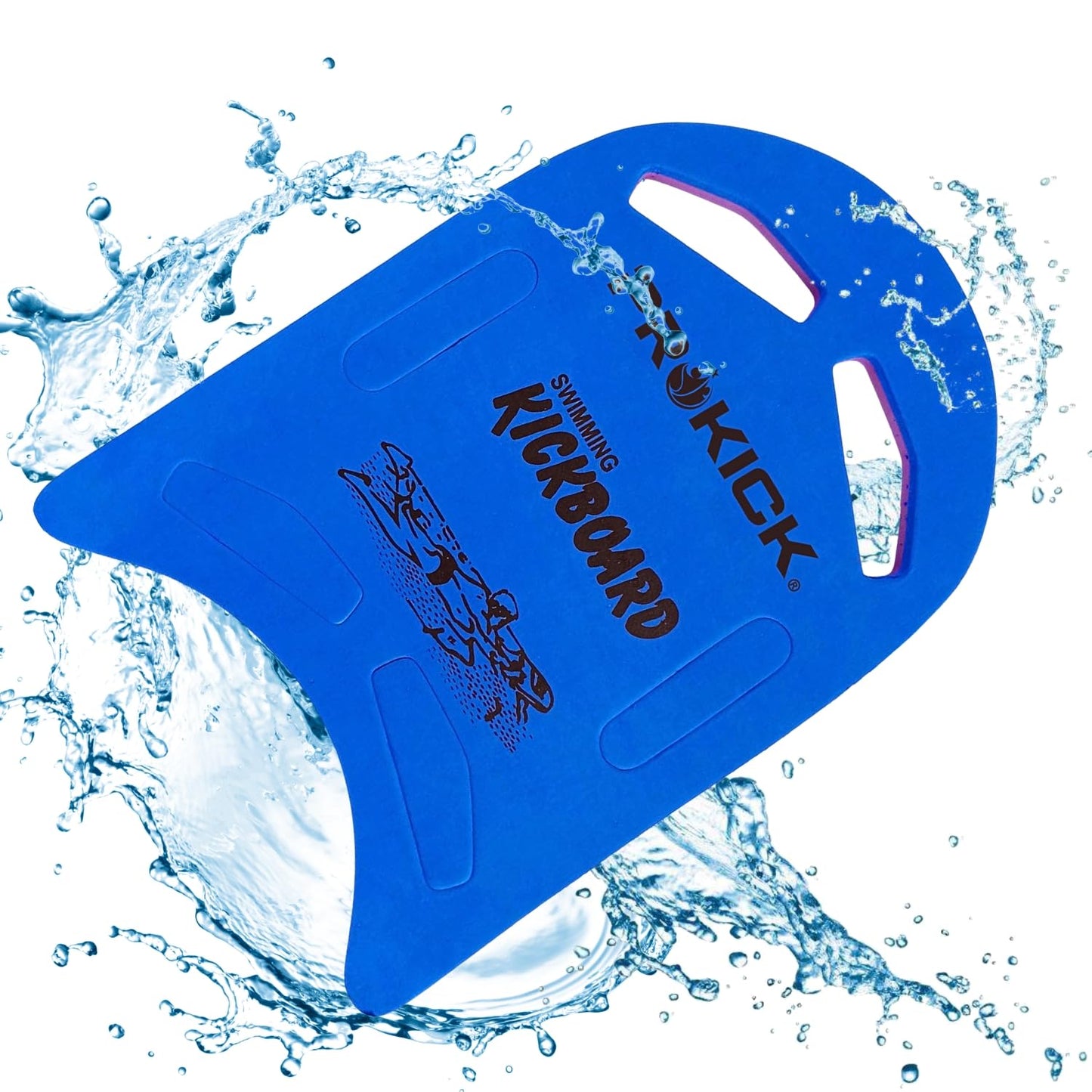 Prokick Unisex Adult Swimming Kickboard - Safe Training Aid Float Hand Board of Foam, Assorted Color - Best Price online Prokicksports.com
